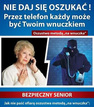 Oszustwa metodą "na wnuczka" - Lubińska Policja ostrzega